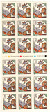 3117a - 1996 32c Ice Skaters, Booklet Pane of 18 Stamps