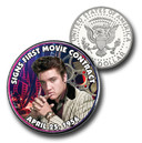 CNS1107 - Elvis Presley "Signs First Movie Contract" US Half Dollar Commemorative Coin
