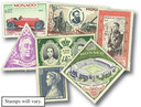 M4681 - Monaco, 50 Different Stamps