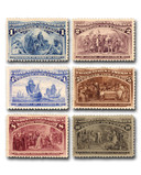 230//37 - 1893 Columbians Exposition, Set of 6 Stamps