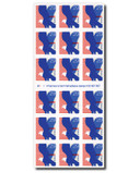 2598a - 1994 29c Eagle, Self-Adhesive, Booklet Pane of 18 Stamps