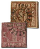 4-5 - 1850 German States-Bavaria