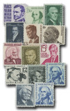 MUS027 - Prominent Americans Collection, Mint, Set of 14 Stamps, U.S.