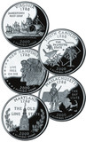 CN200025P - 2000 U.S. Statehood Quarters, P Mint set of 5
