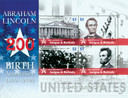 M10374 - 2008 Antigua Abraham Lincoln 4v Mint