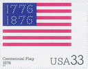 3403p - 2000 33c The Stars and Stripes: Centennial Flag