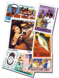 Uganda 50 Different Stamps Packet