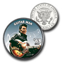 CNS2076 - Elvis Presley "Guitar Man" US Half Dollar Commemorative Coin