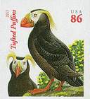 4737b - 2013 86c Imperf Tufted Puffins