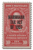 RJM7 - 1962 $10 Marihuana Tax, Carmine