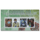 MFN064 - 2020 $2 COVID-19: A Tribute to Front Line Workers, Mint, Sheet of 4 Stamps, Palau
