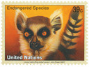 UN927 - 2007 39c UNNY Endangered-Ring-tail Lemur