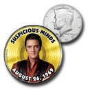 CNS16013 - Elvis Presley "Suspicious Minds" US Half Dollar Commemorative Coin