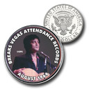 CNS1023 - Elvis Presley "Breaks Vegas Attendance Records" US Half Dollar Commemorative Coin