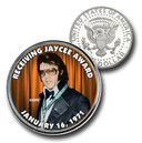 CNS1018 - Elvis Presley "Recieving Jaycee Award" US Half Dollar Commemorative Coin