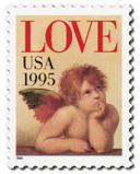 2948 - 1995 32c Love Series: Cherub