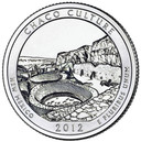 CNNMCC25P - 2012 Chaco Culture National Historic Park Quarter, P Mint