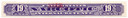 RJA69a - 1919-64 19c Narcotic Tax Stamp, Violet, Double Line Watermarked, Imperf.