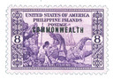 PH436 - 1939 8c Pearl Fishing, Violet, Commonwealth Overprint in Black