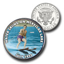 CNS1038 - Elvis Presley "Water Skiing on McKellar Lake" US Half Dollar Commemorative Coin
