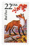 2335 - 1987 22c North American Wildlife: Red Fox