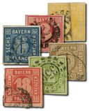 9-14 - 1862 German States-Bavaria