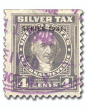 RG61 - 1941 4c Silver Tax, Gray, Overprint 1941
