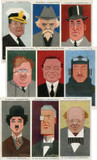 M11942 - 1905-39 Cigarette Cards, complete set of 48-90 variety
