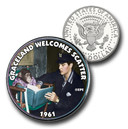 CNS1069 - Elvis Presley "Graceland Welcomes Scatter" US Half Dollar Commemorative Coin