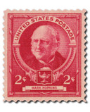 870 - 1940 2c Famous Americans Series: Mark Hopkins
