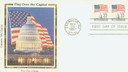 2115c - 1985 22c Flag Over Capitol, "T' Inscribed, First Day Cover