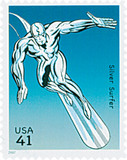 4159f - 2007 41c Marvel Comics Super Heroes: Silver Surfer Action