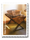 5896l - 2024 First-Class Forever Stamp - Shaker Design: Cheese Baskets, Hancock Shaker Village