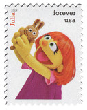 5394j - 2019 First-Class Forever Stamp - Sesame Street: Julia