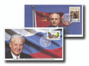 MCV044 - Fall of the USSR, 2 Covers - 1 Postmarked on the Last Day of SU, 1 Postmarked on the First Day of Russian Republic