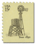 1742 - 1980 15c Windmills: Texas