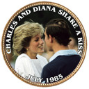 CNS636 - Princess Diana "Charles and Diana Share Kiss" Great Britain Penny
