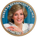 CNS692 - Princess Diana "In Kingston Palace" Great Britain Penny
