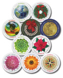 4740/5956 - 2013-2025 Global Forever Stamps, Set of 10