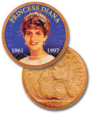 CNS600a - Princess Diana on Great Britain Whole Penny