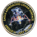 CNS178 - Space "Eagle Approaches Lunar Surface" US Half Dollar Commemorative Coin