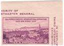 778b - 1936 3c California Pacific Exposition, Purple, Single from Souvenir Sheet, Imperf.