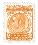 PH402 - 1936 2c Jose Rizal 75th Birthday Anniversary, Yellow Brown, Commonwealth of the Philippines