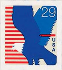 2598 - 1994 29c Eagle, Self-Adhesive