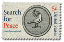 1326 - 1967 5c Search for Peace, Lions International