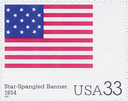 3403k - 2000 33c The Stars and Stripes: Star-Spangled Banner