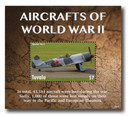 MFN503 - 2022 $7 Yakovlev Yak-3, Aircrafts of World War II, Mint Souvenir Sheet, Tuvalu