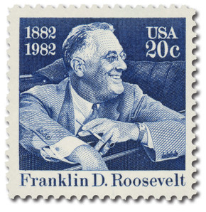 1950 - 1982 20c Franklin Delano Roosevelt
