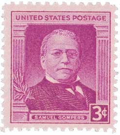 1950 3c Samuel Gompers Commemorative