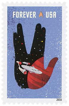 5132 - 2016 First-Class Forever Stamp - Star Trek: Insignia and